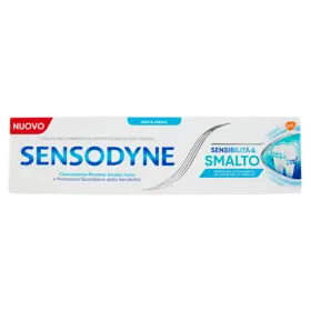 Sensodyne Dentifricio Sensibilità & Smalto Denti Sensibili Smalto Forte Gusto Menta Fresca 75 ml