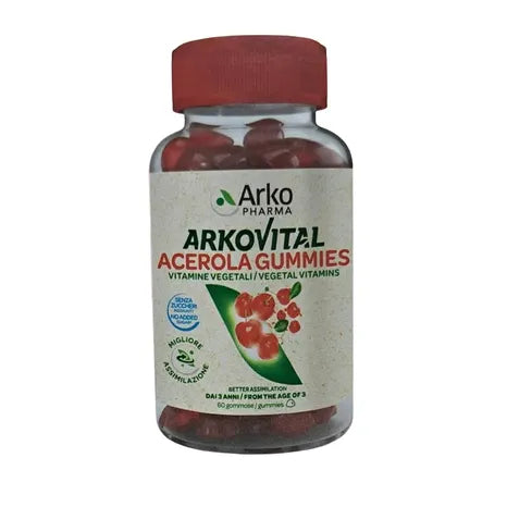 Arkovital Acerola Gummies Integratore Difese Immunitarie 60 Gommose - Arkovital Acerola Gummies Integratore Difese Immunitarie 60 Gommose