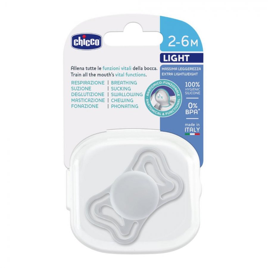 Chicco Succhietto Physioforma Light Tettarella Silicone 2-6m Mix 1 Pezzo