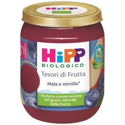 Hipp tesori frutta mela mirtillo 160 g