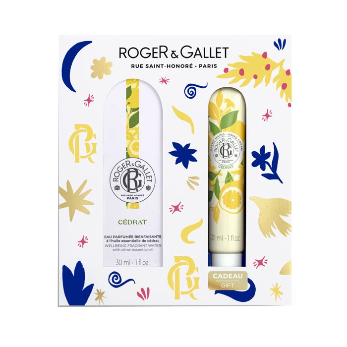 Roger&gallet set natale cedrat eau de toilette 30 ml + crema mani 30 ml - Roger&gallet set natale cedrat eau de toilette 30 ml + crema mani 30 ml