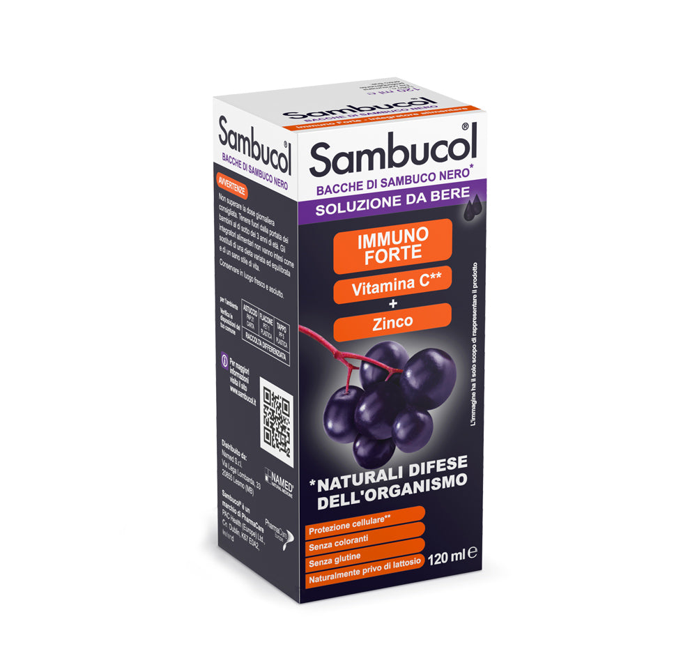 Sambucol Liquido da bere - 120ml - Named - Sambucol Liquido da bere - 120ml - Named