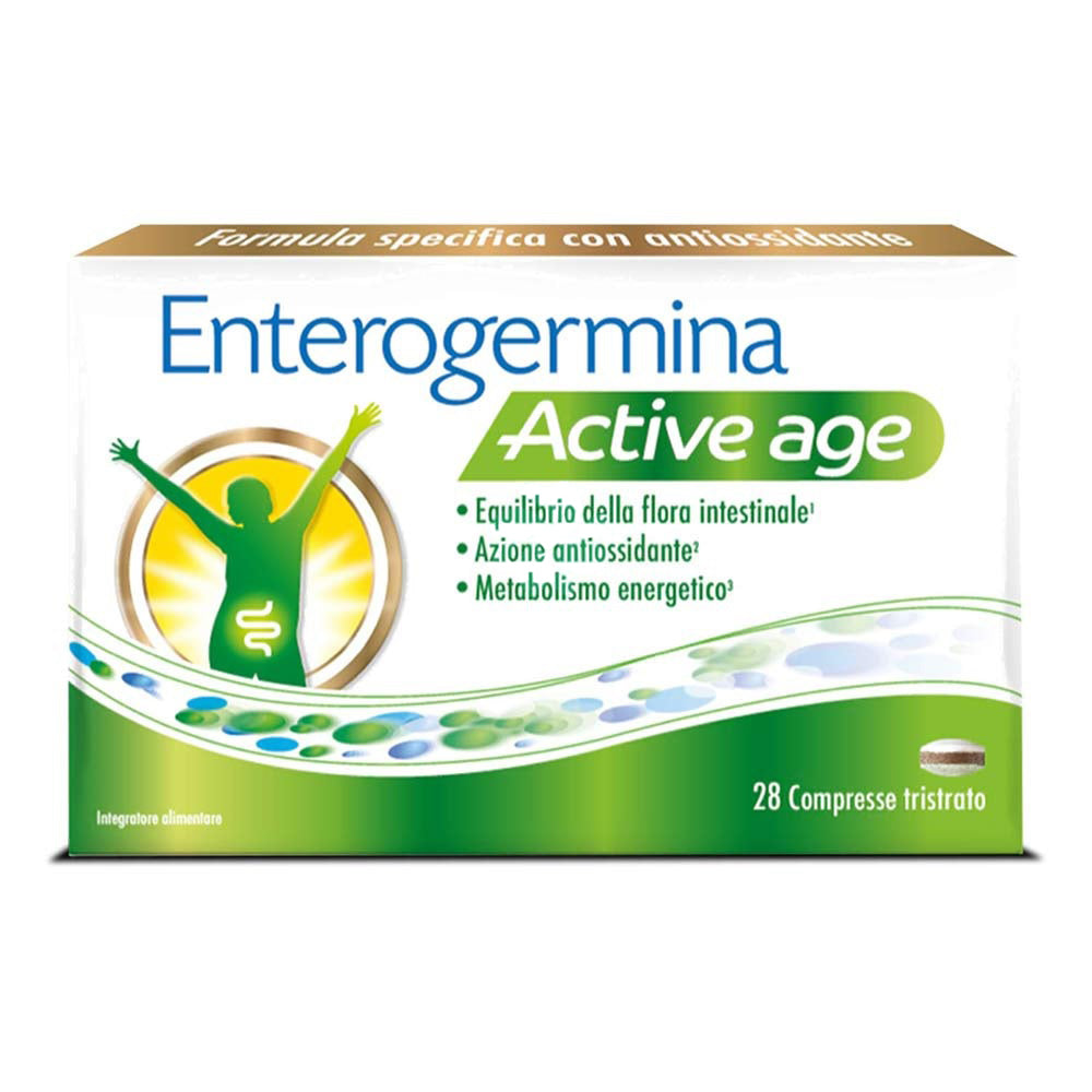 ENTEROGERMINA ACTIVE AGE 28 COMPRESSE - ENTEROGERMINA ACTIVE AGE 28 COMPRESSE