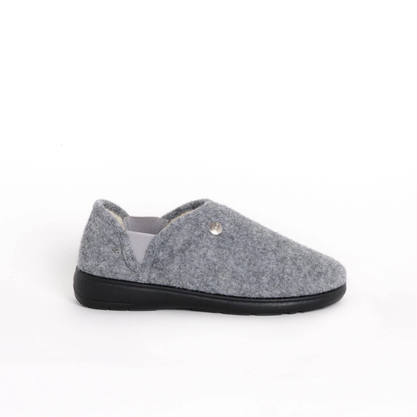 Cloty Feltro Pantofola Donna Light Grey N.36