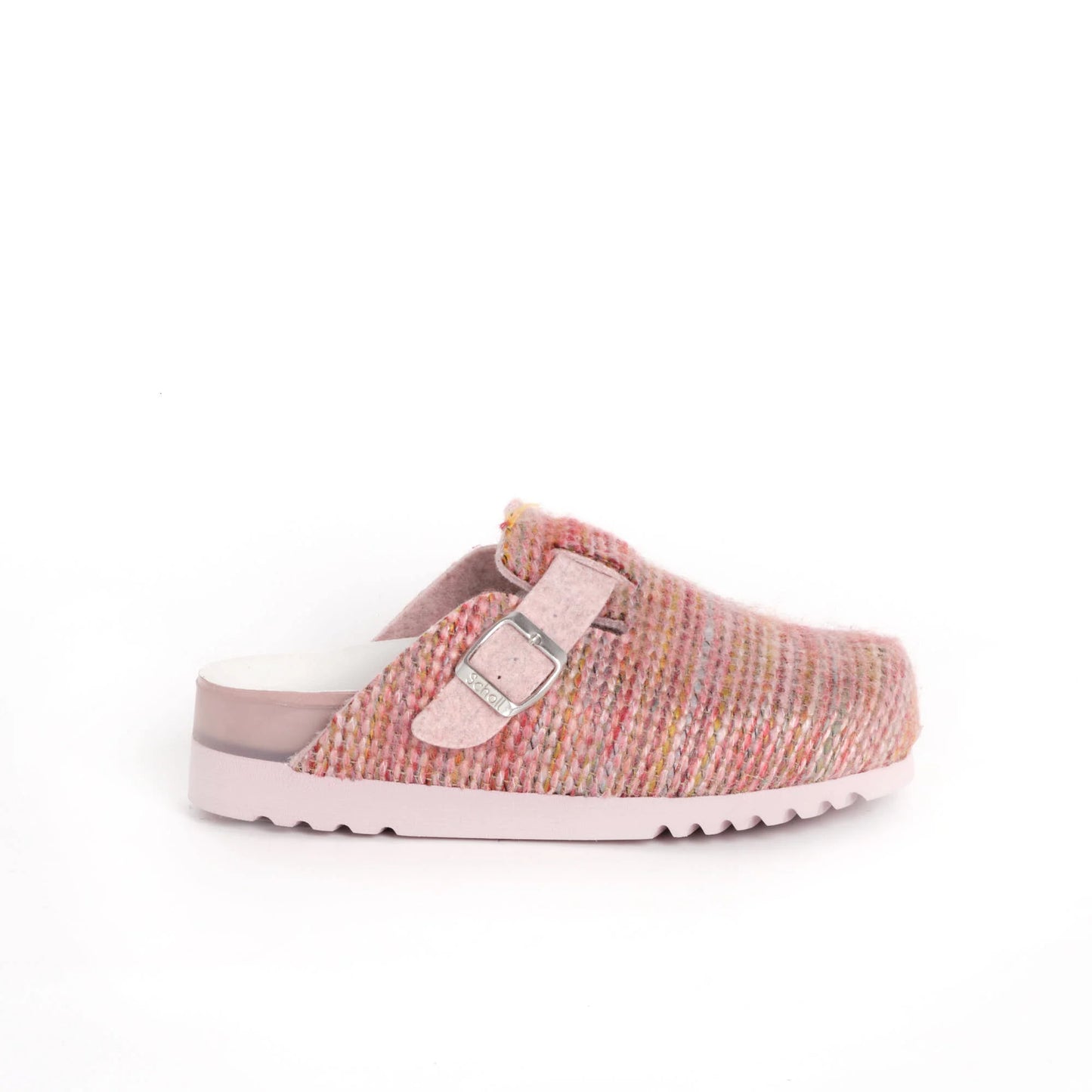 Poppy Knitted Textile Ciabatta Woman Pink/Multi 38