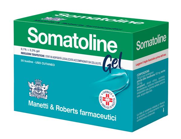 SOMATOLINE*gel 30 bust  10 g 0,1% + 0,3% - SOMATOLINE*gel 30 bust  10 g 0,1% + 0,3%