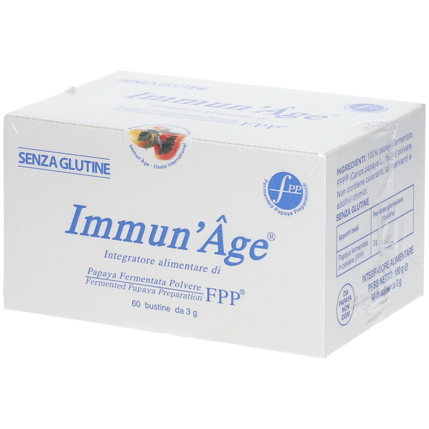 Named Immun'Age - 60 bustine - integratore antiossidante e per le difese immunitarie a base di papaya fermentata - Named Immun'Age - 60 bustine - integratore antiossidante e per le difese immunitarie a base di papaya fermentata