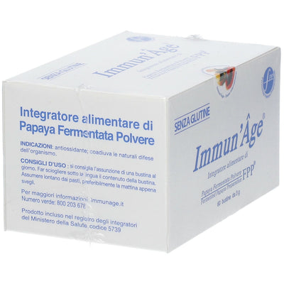 Named Immun'Age - 60 bustine - integratore antiossidante e per le difese immunitarie a base di papaya fermentata