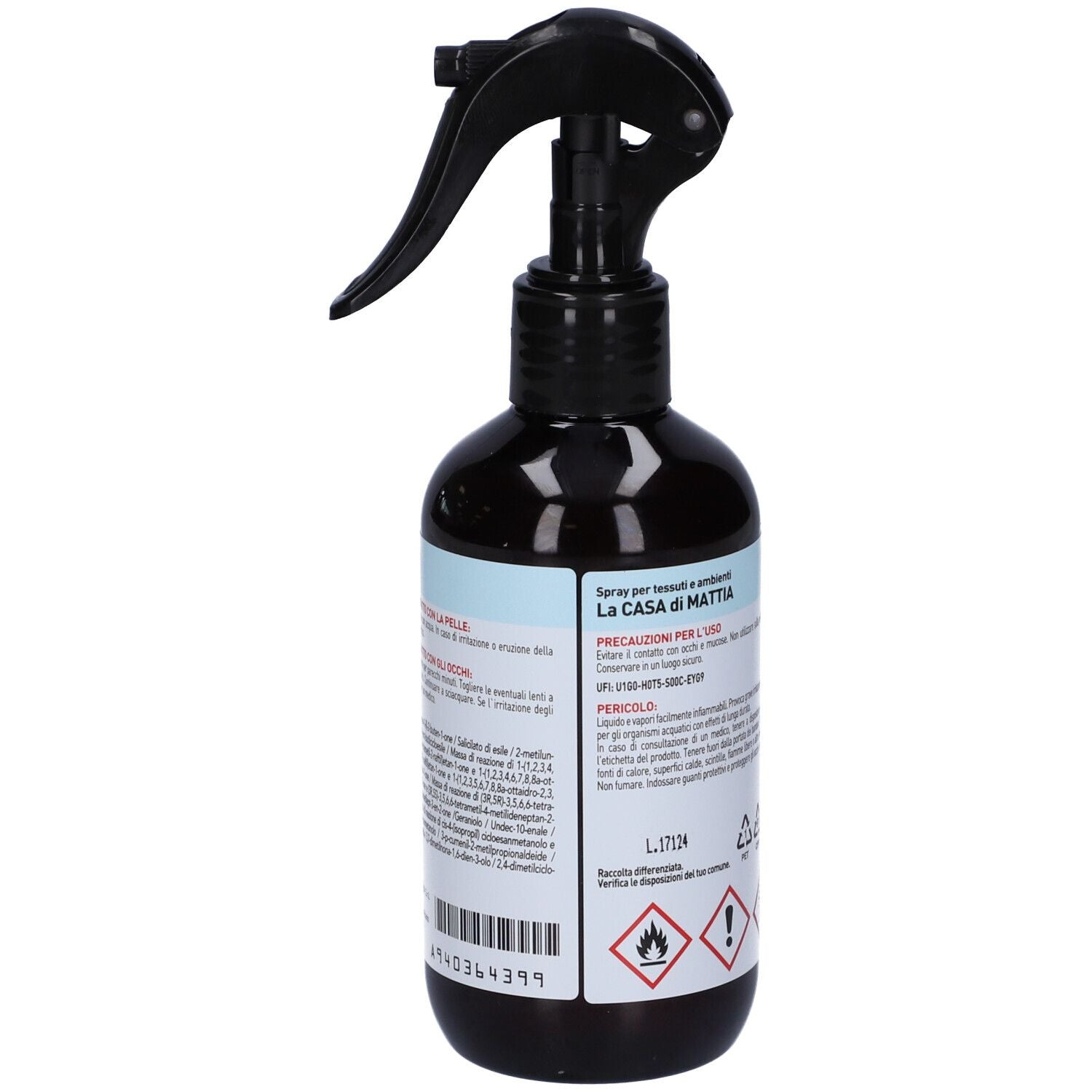 ETEREAL SPRAY PER TESSUTI E AMBIENTI IGIENIZZANTE CASA DI MATTIA 250 ML - ETEREAL SPRAY PER TESSUTI E AMBIENTI IGIENIZZANTE CASA DI MATTIA 250 ML