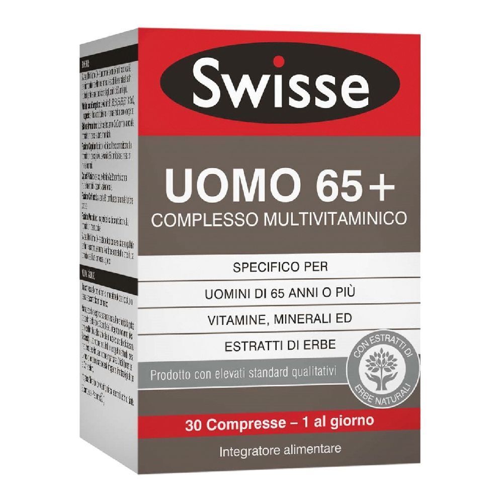 Swisse Uomo 65+ - Complesso Multivitaminico 30 Compresse - Swisse Uomo 65+ - Complesso Multivitaminico 30 Compresse