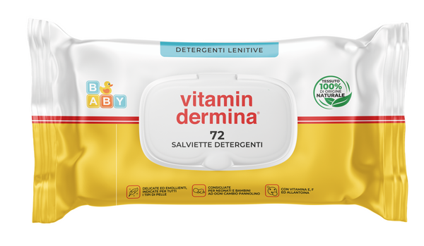 Vitamindermina - Salviette Detergenti Confezione 72 Pezzi - Vitamindermina - Salviette Detergenti Confezione 72 Pezzi