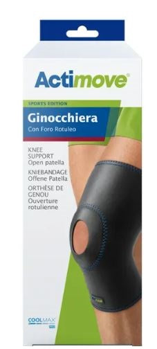 ACTIMOVE SPORTS EDITION GINOCCHIERA CON FORO ROTULEO L - ACTIMOVE SPORTS EDITION GINOCCHIERA CON FORO ROTULEO L