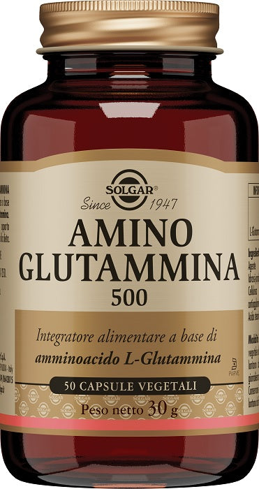 AMINO GLUTAMMINA 500 50 CAPSULE VEGETALI - AMINO GLUTAMMINA 500 50 CAPSULE VEGETALI