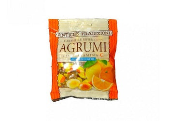 ANTICHE TRADIZIONI CARAMELLE RIPIENE CON VITAMINA C GUSTO AGRUMI 60 G - ANTICHE TRADIZIONI CARAMELLE RIPIENE CON VITAMINA C GUSTO AGRUMI 60 G