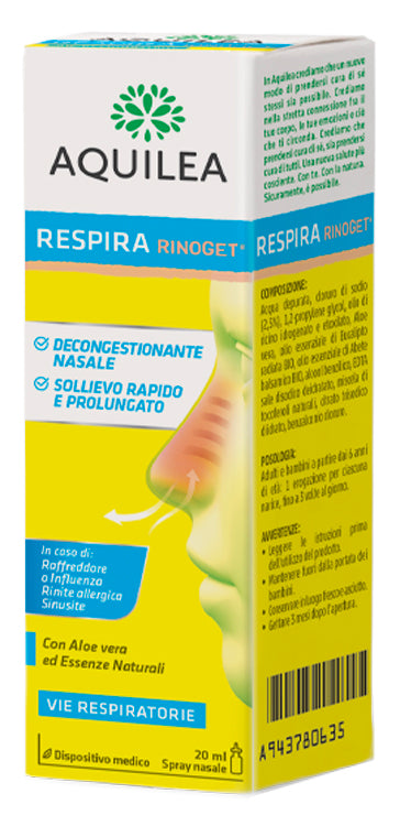 AQUILEA RESPIRA RINOGET 20 ML - AQUILEA RESPIRA RINOGET 20 ML