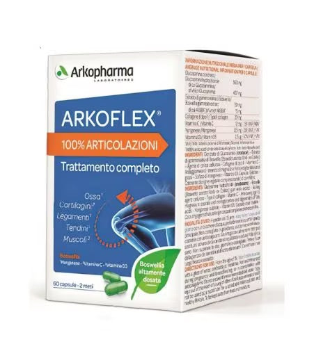 Arkoflex 100% Articolazioni 60 Capsule - Arkoflex 100% Articolazioni 60 Capsule