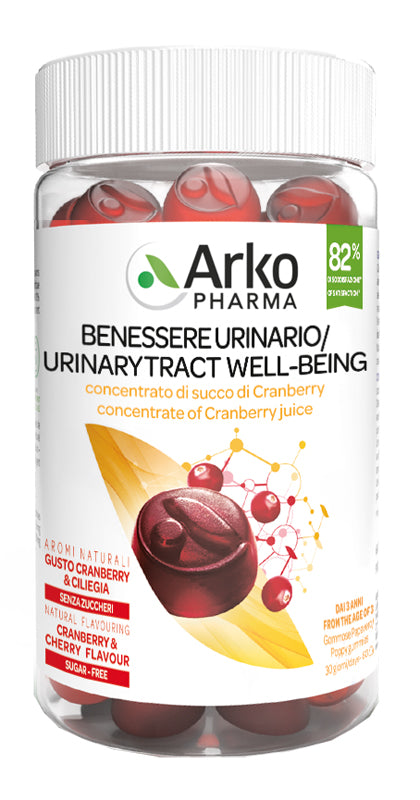 ARKOGUMMIES CRANBERRY 60 GOMMOSE - ARKOGUMMIES CRANBERRY 60 GOMMOSE