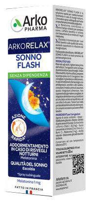 ARKORELAX FLASH SONNO SPRAY 20 G - ARKORELAX FLASH SONNO SPRAY 20 G