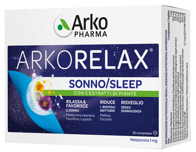 Arkorelax Sonno Integratore Rilassante 30 Compresse