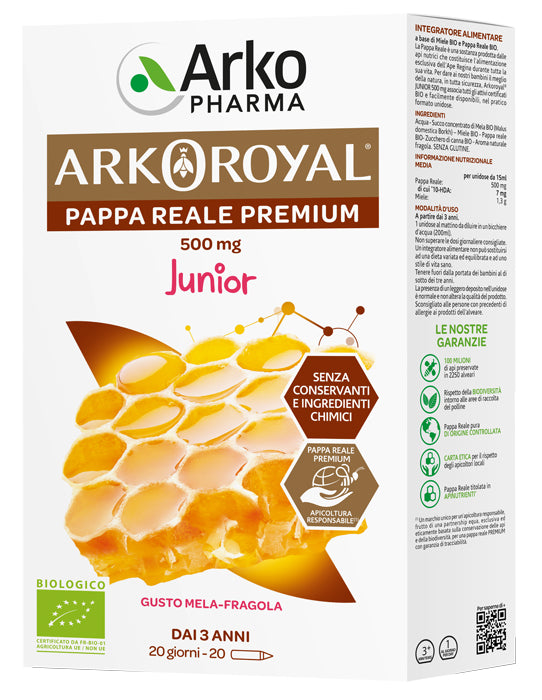 ARKOROYAL JUNIOR PAPPA REALE 500MG BIO 20 FIALOIDI PROMO - ARKOROYAL JUNIOR PAPPA REALE 500MG BIO 20 FIALOIDI PROMO