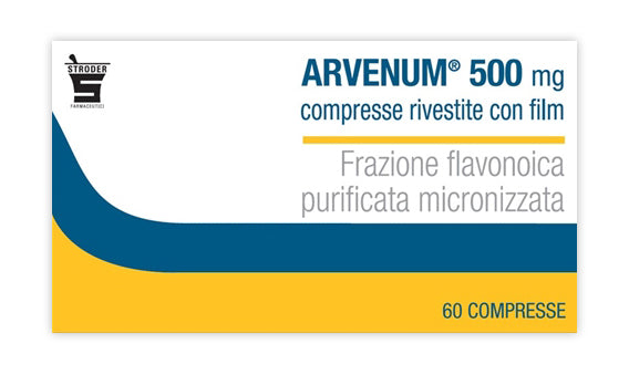 ARVENUM 500 MG COMPRESSE RIVESTITE CON FILM - ARVENUM 500 MG COMPRESSE RIVESTITE CON FILM