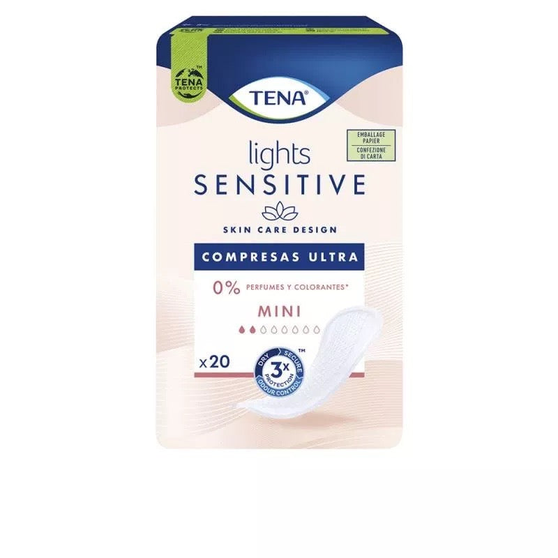 ASSORBENTE TENA LADY LIGHTS SENSITIVE ULTRA PAD MINI 20 PEZZI