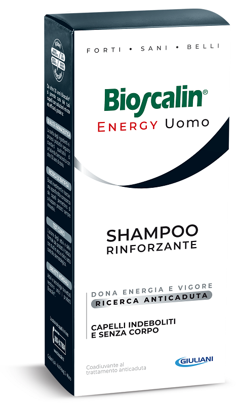 BIOSCALIN ENERGY SHAMPOO RINFORZANTE MAXI SIZE 400 ML - BIOSCALIN ENERGY SHAMPOO RINFORZANTE MAXI SIZE 400 ML