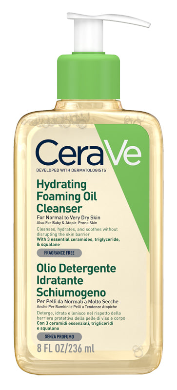 Cerave Hydrating Oil Cleanser 236 Ml - Cerave Hydrating Oil Cleanser 236 Ml