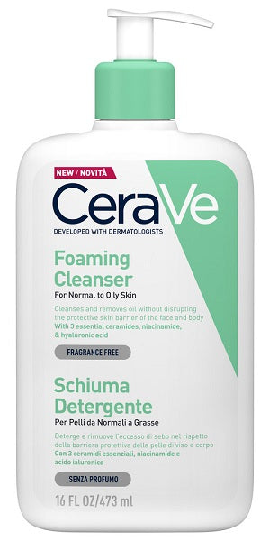 Cerave Schiuma Detergente Viso 473 Ml