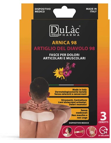 Cerotto Cervicale Dulac Arnica 98 3 Pezzi