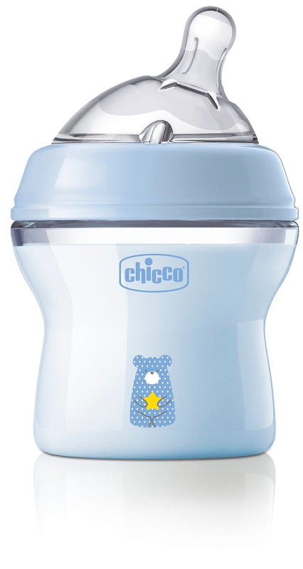 CHICCO BIBERON NAT FEEL PP 0M+ 150 ML BIMBO - CHICCO BIBERON NAT FEEL PP 0M+ 150 ML BIMBO