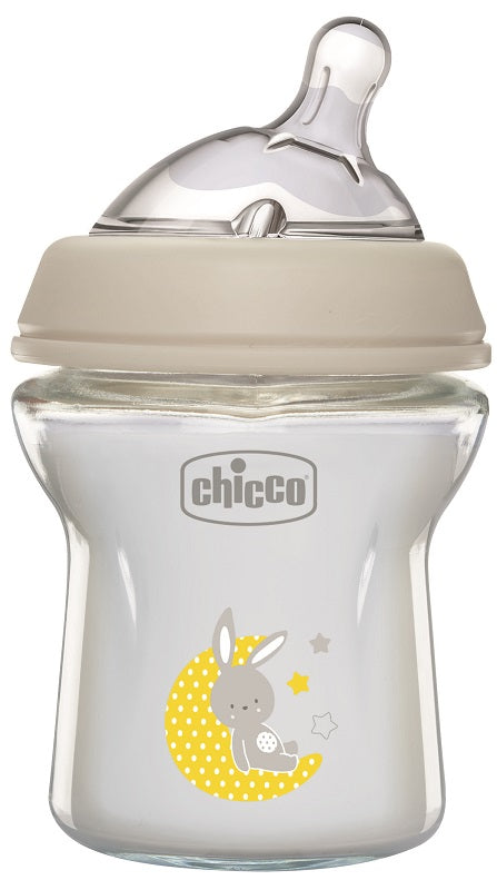 CHICCO BIBERON NAT FEEL VETRO 0M+ 150 ML - CHICCO BIBERON NAT FEEL VETRO 0M+ 150 ML