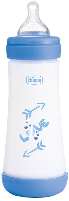 CHICCO BIBERON P5 300ML FAST SILICONE BOY