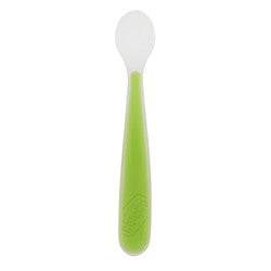 Chicco Cucchiaio Morbido Silicone 6M+ Verde Up - Chicco Cucchiaio Morbido Silicone 6M+ Verde Up