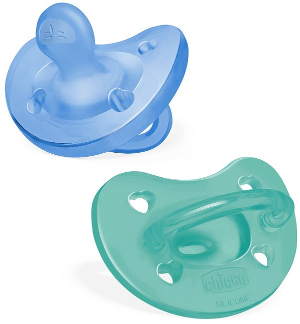 CHICCO GOMMOTTO SILICONE AZZURRO 16-36 MESI 2 PEZZI - CHICCO GOMMOTTO SILICONE AZZURRO 16-36 MESI 2 PEZZI