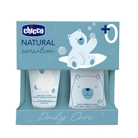 Chicco Natural Sensation Set  Bagnoshampo Crema - Chicco Natural Sensation Set  Bagnoshampo Crema