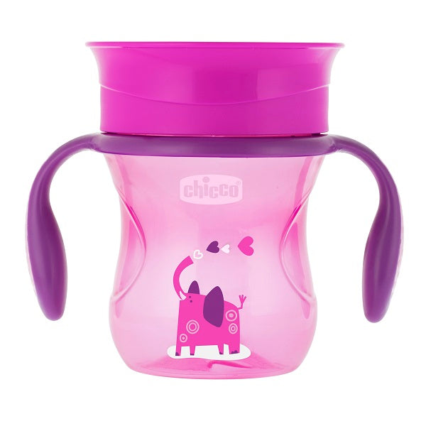 CHICCO TAZZA PERFECT 360 ROSA 12 MESI - CHICCO TAZZA PERFECT 360 ROSA 12 MESI