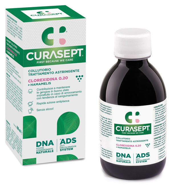 CURASEPT COLLUTORIO ADS DNA TRATTAMENTO ASTRINGENTE 200 ML - CURASEPT COLLUTORIO ADS DNA TRATTAMENTO ASTRINGENTE 200 ML