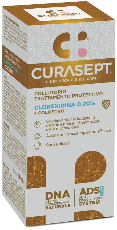 Curasept Collutorio Ads Dna Trattamento Protettivo 200 Ml - Curasept Collutorio Ads Dna Trattamento Protettivo 200 Ml