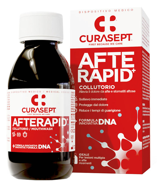 Curasept Collutorio Afte Rapid Dna 125 Ml - Curasept Collutorio Afte Rapid Dna 125 Ml