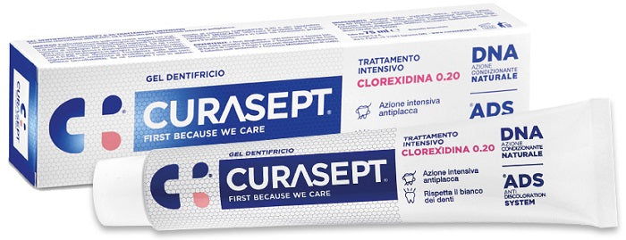 Curasept Dentifricio 0,20 75 Ml Ads+Dna - Curasept Dentifricio 0,20 75 Ml Ads+Dna