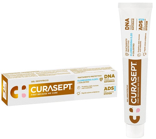 CURASEPT GEL DENTIFRICIO ADS DNA TRATTAMENTO PROTETTIVO 75 ML - CURASEPT GEL DENTIFRICIO ADS DNA TRATTAMENTO PROTETTIVO 75 ML