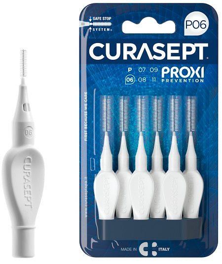 Curasept Proxi P06 Bianco/White 6 Pezzi - Curasept Proxi P06 Bianco/White 6 Pezzi