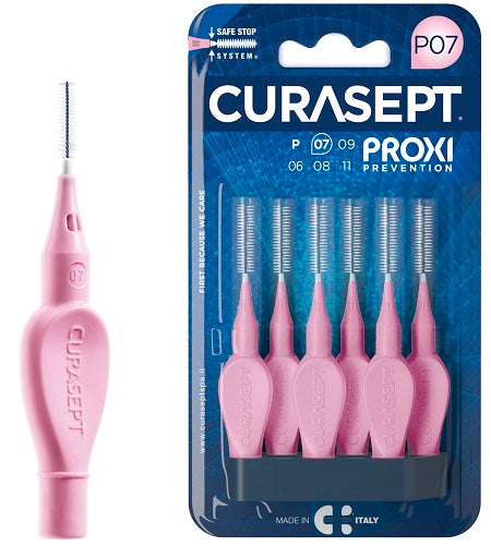 Curasept Proxi P07 Rosa/Pink 6 Pezzi - Curasept Proxi P07 Rosa/Pink 6 Pezzi