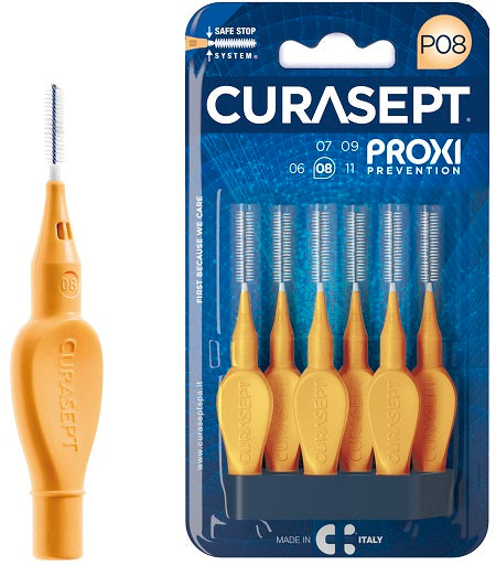 Curasept Proxi P08 Arancio Chiaro 6 Pezzi