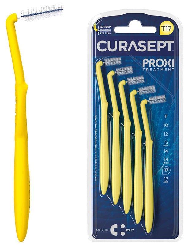 CURASEPT PROXI T17 GIALLO/YELLOW 6 PEZZI - CURASEPT PROXI T17 GIALLO/YELLOW 6 PEZZI