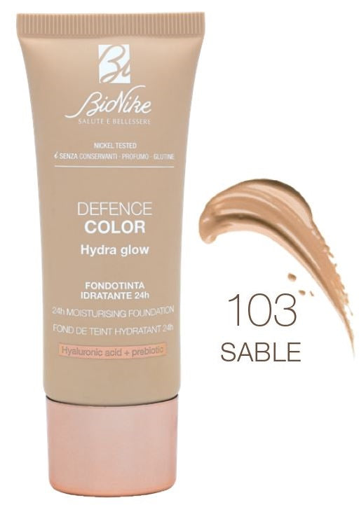 Bionike Defence Color Fondotinta Hydra Glow 103 Sable 30ml - Bionike Defence Color Fondotinta Hydra Glow 103 Sable 30ml