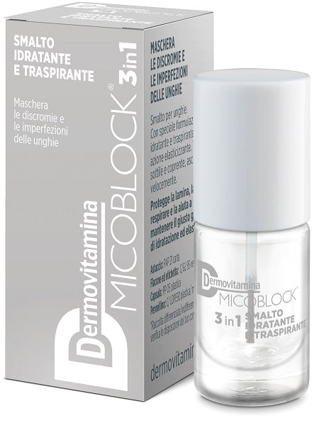 DERMOVITAMINA MICOBLOCK SMALTO BASE&TOP COAT 19 TRASPARENTE5 ML - DERMOVITAMINA MICOBLOCK SMALTO BASE&TOP COAT 19 TRASPARENTE5 ML