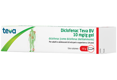 DICLOFENAC TEVA BV 10 MG/G GEL - DICLOFENAC TEVA BV 10 MG/G GEL