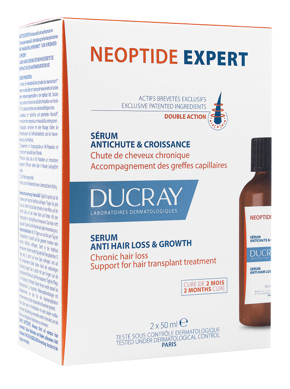 DUCRAY NEOPTIDE EXPERT SIERO ANTICADUTA 2 PEZZI DA 50 ML - DUCRAY NEOPTIDE EXPERT SIERO ANTICADUTA 2 PEZZI DA 50 ML